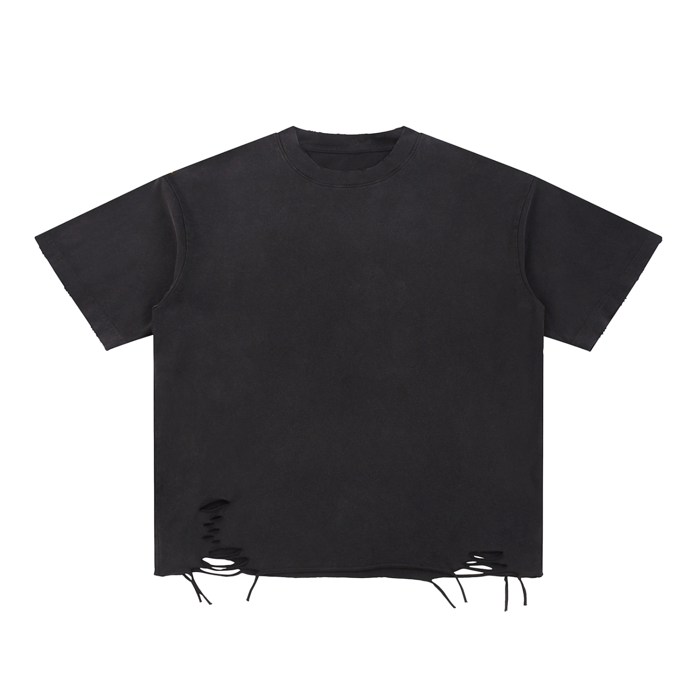 Distressed Block Tee