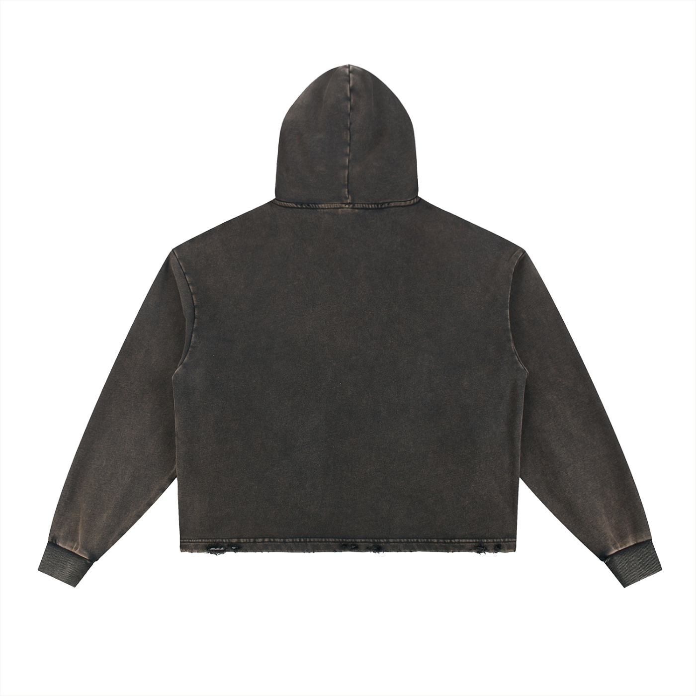 Vintage Washed Hem Hoodie