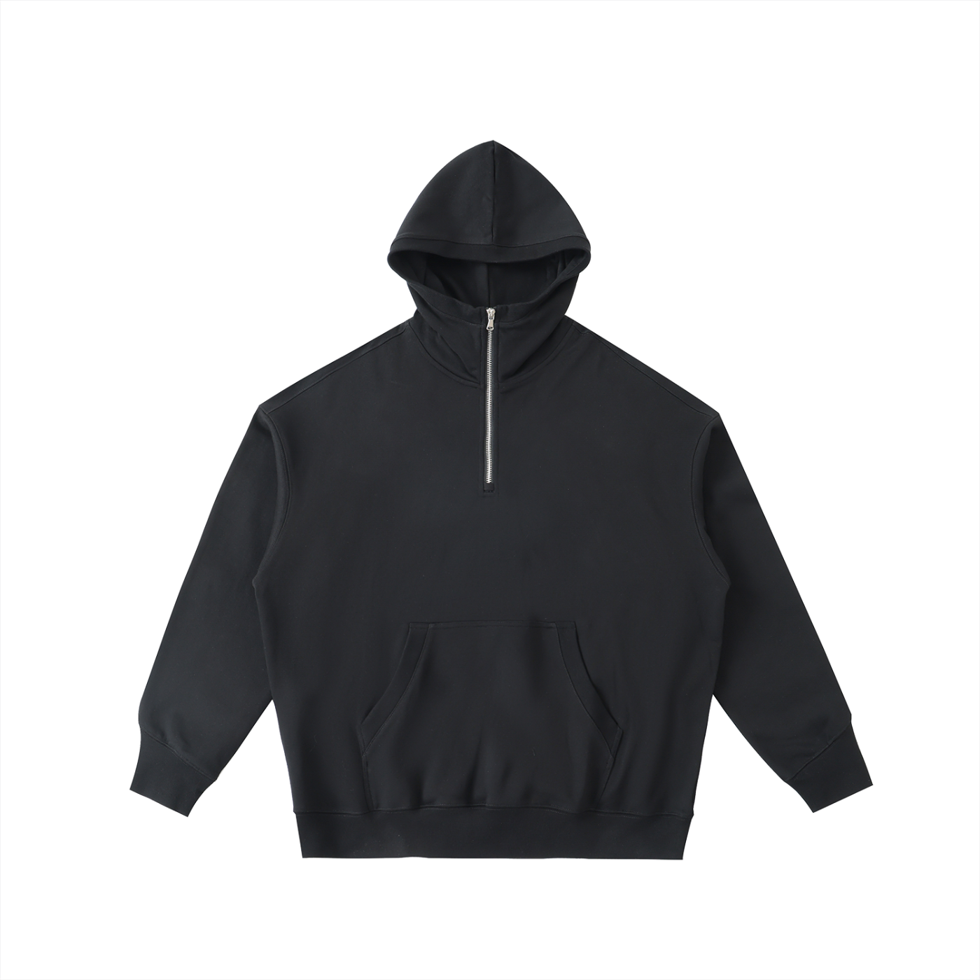 Half-Zip Blank Hoodie