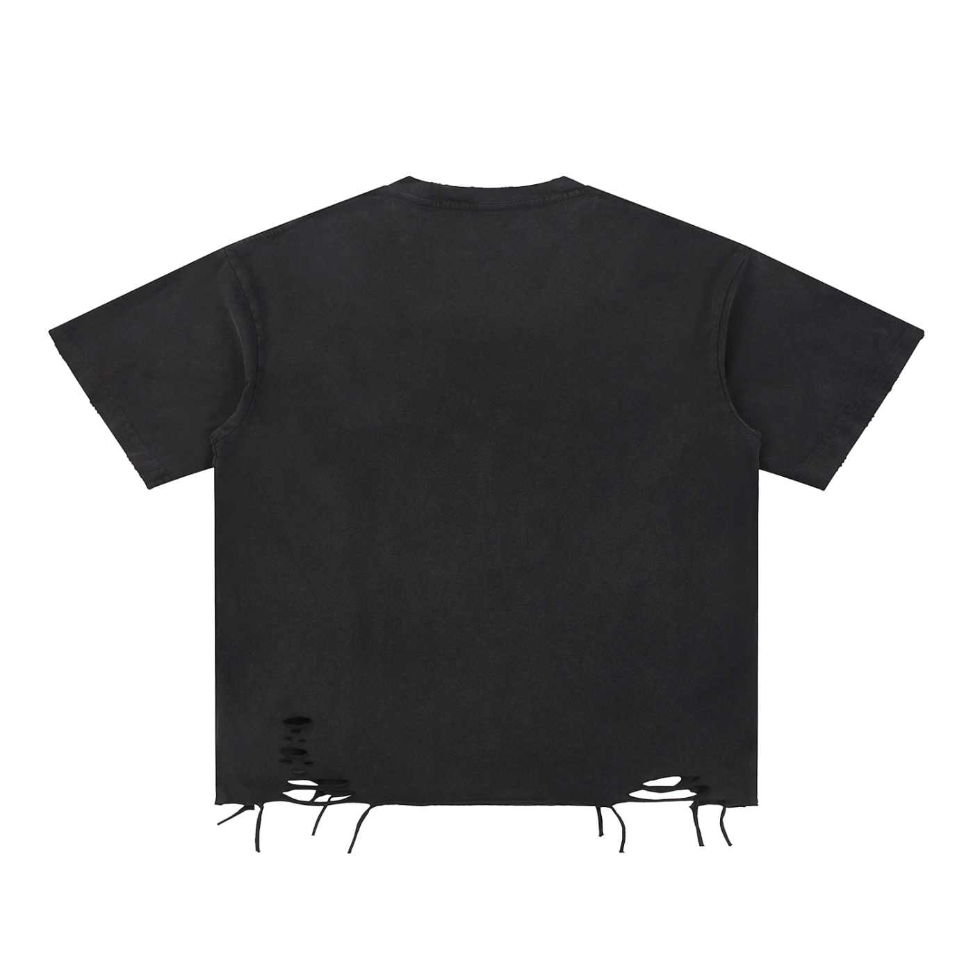 Distressed Block Tee